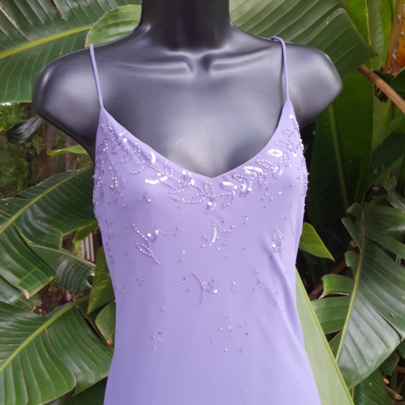 Xscape Beaded slipdress maxi - Picture 1 of 8